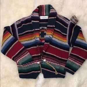 Vintage Southwestern Style wool Sweater/ Cardigan